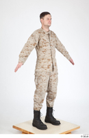  Photos Army Man in Camouflage uniform 11 21th century Army Desert uniform whole body 0010.jpg